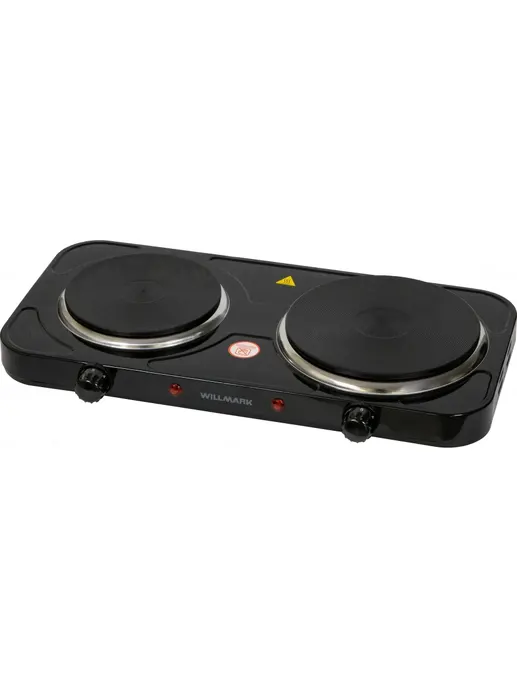 Плита элек. WILLMARK HS-215 (2 чугун конф.*155 mm/1000Вт.,185*1500Вт,