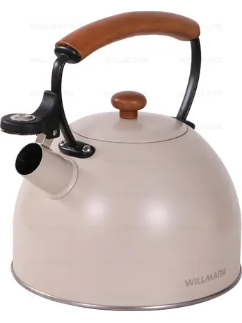 Чайник WILLMARK WTK-3694SS (2,8 л, со свистком, с крышкой,  ручка из д