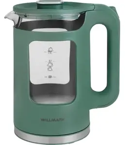 Чайник эл. WILLMARK WEK-1725G (1.7л, пов. на 360град., LED-подсв.,двус на скидке