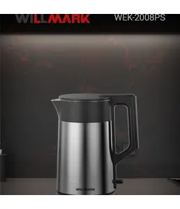 Чайник эл. WILLMARK WEK-2008PS (2 л, двустен. корпус, защита от перегр на скидке