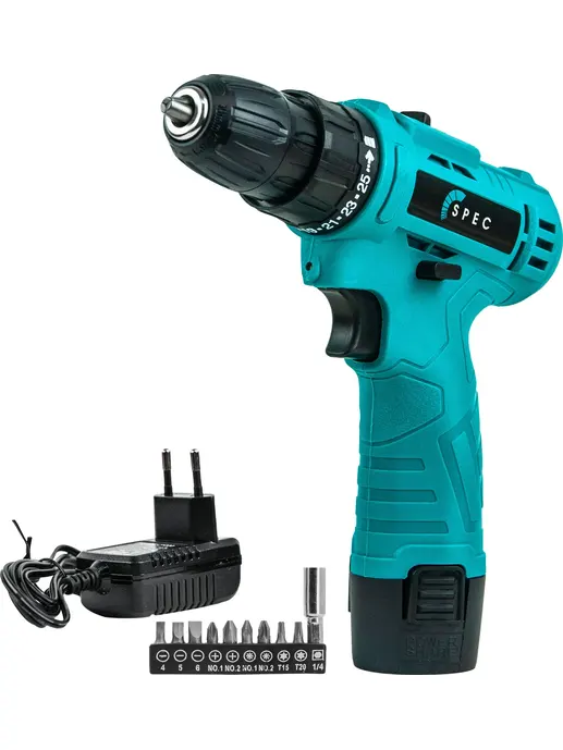 Дрель-шуруповерт аккумуляторный SPEC DF310S