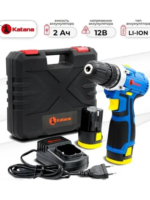 Аккумуляторная дрель-шуруповерт KATANA PROdrive 1215/1
