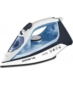 Утюг электрический POLARIS PIR 2483K белый/синий на скидке
