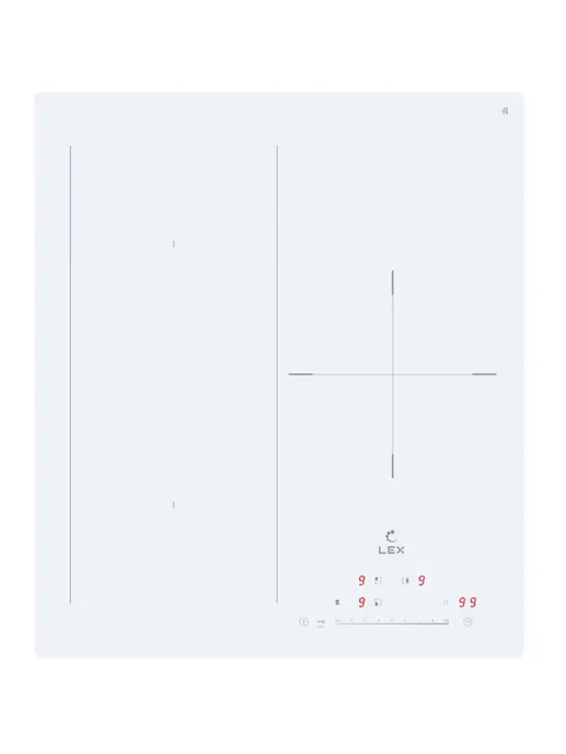 LEX EVI 431A WH  панель стеклокерамическая индукционная