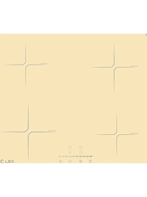 LEX EVI 640-2 IV  панель стеклокерамическая индукционная