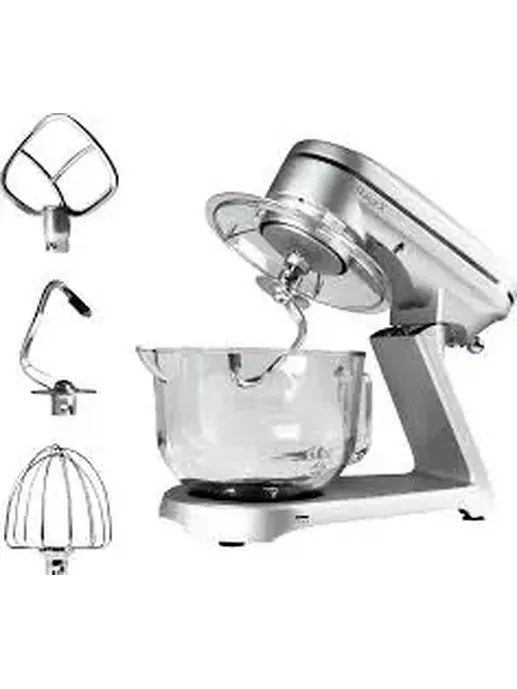 Планетарный миксер RageX R004-900, стеклянная чаша 5 литров с ручкой,