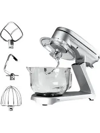 Планетарный миксер RageX R004-900, стеклянная чаша 5 литров с ручкой,