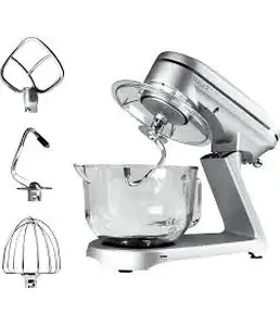 Планетарный миксер RageX R004-900, стеклянная чаша 5 литров с ручкой, на скидке