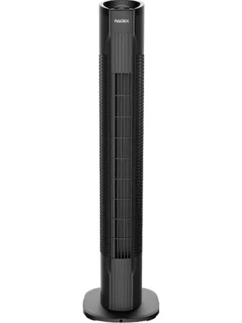 Колонный напольный вентилятор RAGEX R1204, 50Вт, цвет: 000 (черный), К