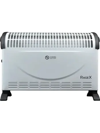 Обогреватель электрический RageX R1401-100, 2000Вт, белый, КИТАЙ,