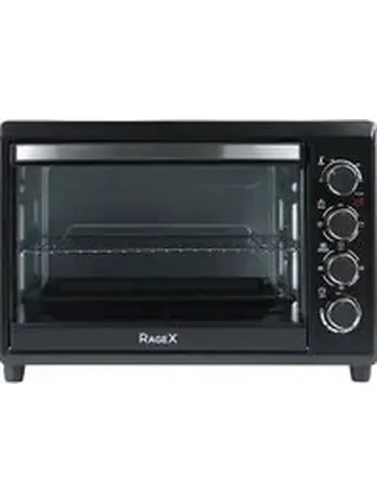 Мини-печь электрическая RageX R1601-000, 2000Вт, черная, КИТАЙ,