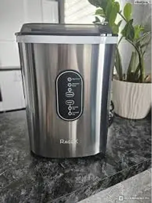 Льдогенератор RAGEX R1801, 1.7л, 105Вт, цвет: 900 (серебристый), КИТАЙ