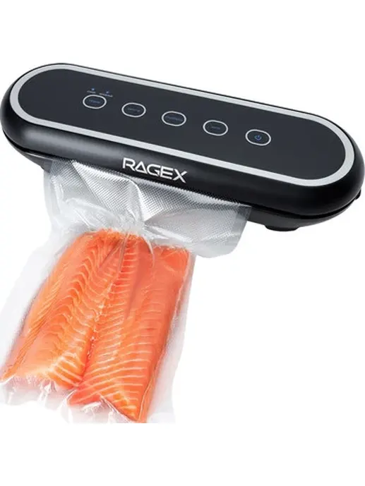 Вакуумный упаковщик RAGEX R2201, до 300 мм, цвет: 000 (черный), КИТАЙ,