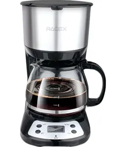 Капельная кофеварка RAGEX R405, 1.25л, 750Вт, цвет: 000 (черная), КИТА на скидке