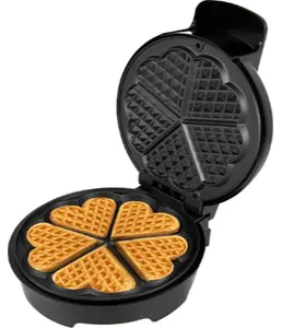 Электрическая вафельница RAGEX R703, сердечки, 1000Вт, цвет: 000 (черн на скидке