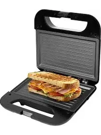 Электрическая сэндвичница RAGEX R731, гриль, 750Вт, цвет: 000 (черная)