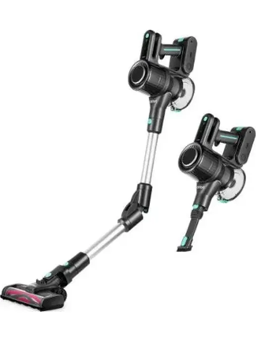 Вертикальный пылесос КТ-5168-1 (черно-бирюзовый)