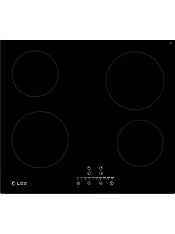 LEX EVH 640 BL  панель стеклокерамическая электрическая
