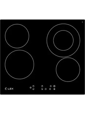 LEX EVH 641 BL  панель стеклокерамическая электрическая