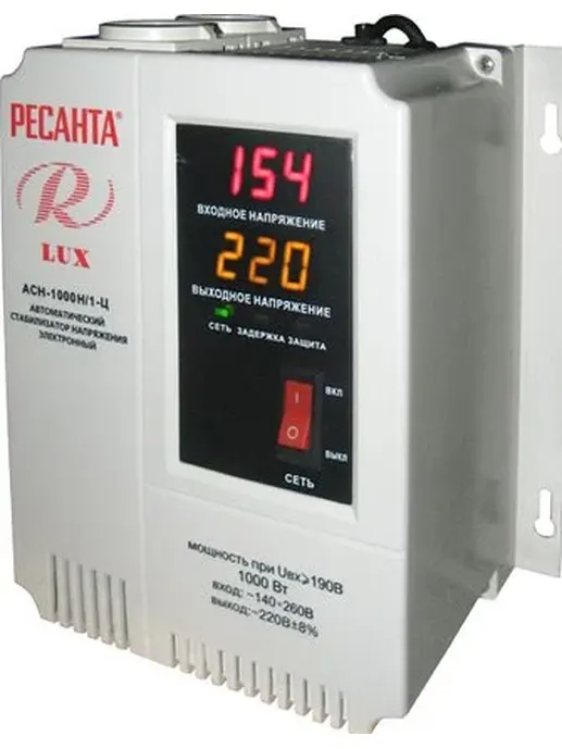 Стабилизатор АСН-1000 Н/1-Ц Ресанта Lux