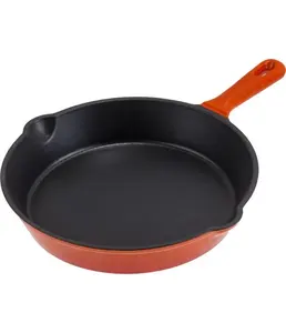 Сковорода чугунная ф 24,5х4,7 см с ручкой, PERFECTO LINEA на скидке