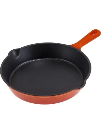 Сковорода чугунная ф 24,5х4,7 см с ручкой, PERFECTO LINEA