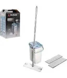 Швабра с отжимным ведром Scratch Anet, бежевая, PERFECTO LINEA на скидке