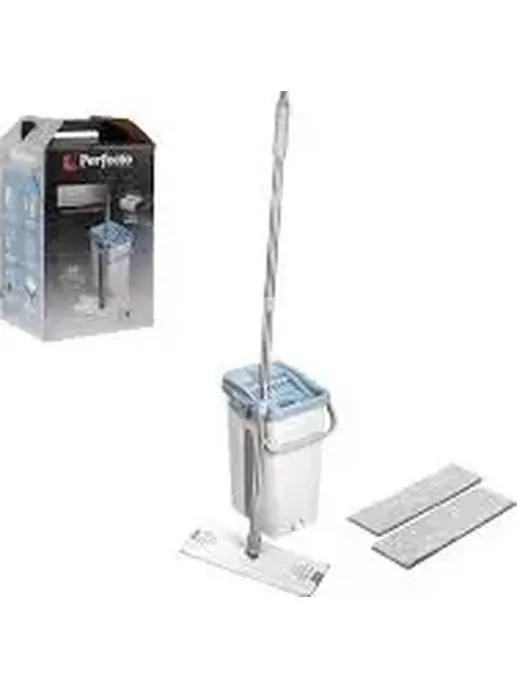 Швабра с отжимным ведром Scratch Anet, бежевая, PERFECTO LINEA