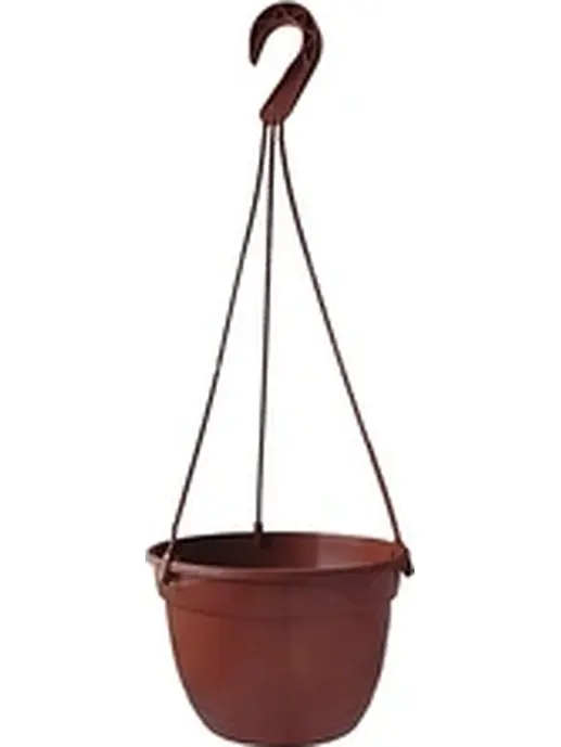 Подвесной горшок "Петуния" №1 шоколад d=220 h=130, 3,7л, БЕЛАРУСЬ