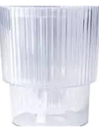 Вазон "Орхидея" овальный со вст. 32*14см., фиол. пр., УКРАИНА