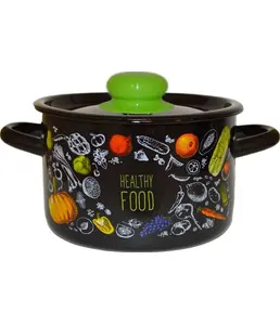 Кастрюля эмал цил Healthy food 7,0л ТМ Appetite, РОССИЯ на скидке