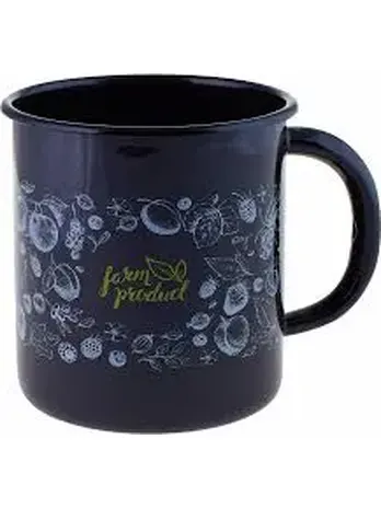 Кружка эмал Berry 1,0л ТМ Appetite, РОССИЯ