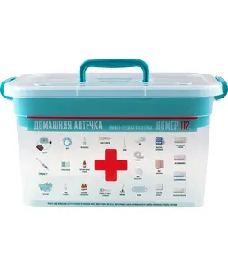 Контейнер для аптечки с вкладышем «Домашний доктор» 10 л., РОССИЯ на скидке