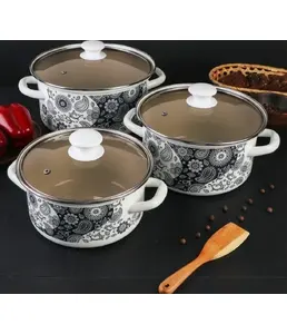 Набор кастрюль Эспрессо-1-Экстра (2,3/3/4 л), РОССИЯ на скидке