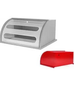 Хлебница Mulin (серебро, прозрачный), БЕЛАРУСЬ на скидке