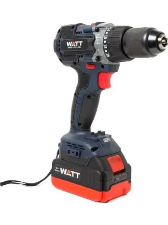 Шуруповерт WATT WAS-18 Li-2BL (1x4.0 Ah)