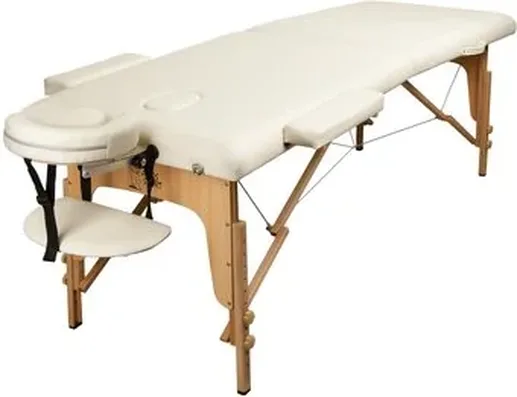 Массажный стол Atlas Sport складной 2-с деревянный 70 см (темно-коричн
