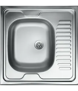 S-409 Мойка кухонная 60х60 чаша правая на скидке