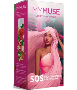 Набор подарочный MY MUSE шампунь и бальзам SOS-восстановление  300453, на скидке