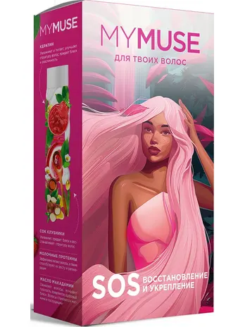 Набор подарочный MY MUSE шампунь и бальзам SOS-восстановление  300453,