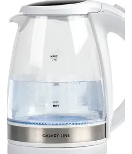 Чайник электрический Galaxy LINE GL 0560 белый на скидке