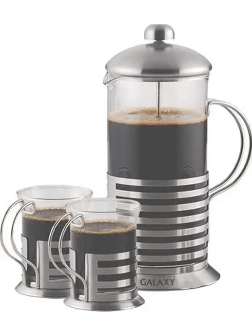 Френч-пресс Galaxy LINE GL 9319 серый