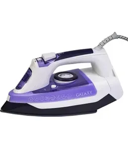 Утюг Galaxy GL 6130 белый с фиолетовым на скидке