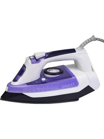 Утюг Galaxy GL 6130 белый с фиолетовым