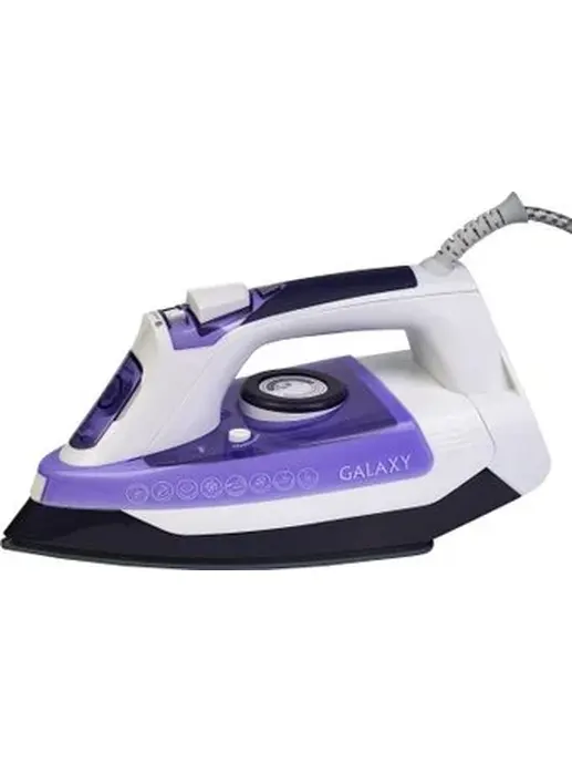 Утюг Galaxy GL 6130 белый с фиолетовым