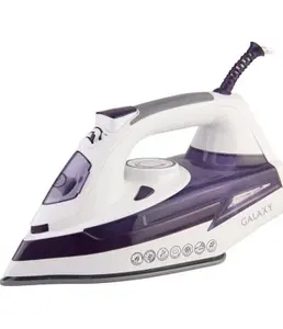 Утюг Galaxy LINE GL 6106 белый с фиолетовым на скидке