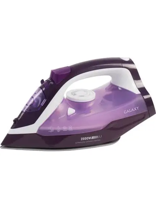 Утюг Galaxy LINE GL 6124 фиолетовый с белым