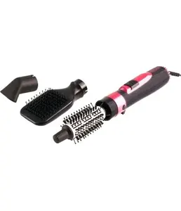 Фен-расческа Galaxy LINE GL 4406 черный с розовым на скидке