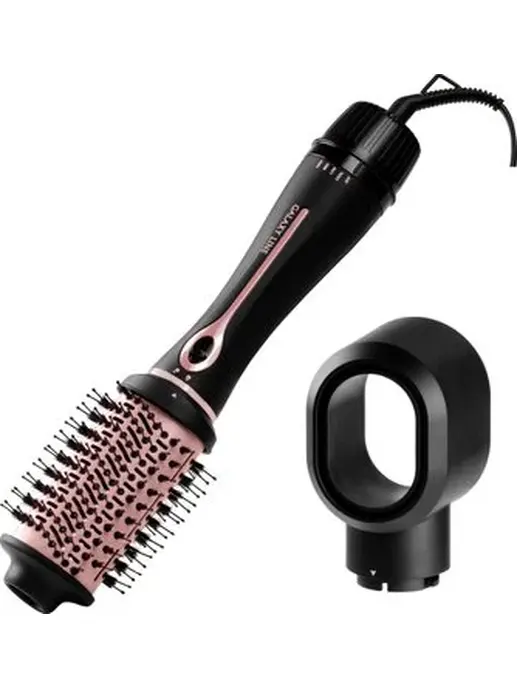 Фен-расческа Galaxy LINE GL 4412 черный с розовым