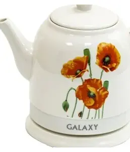 Чайник электрический Galaxy LINE GL 0506, белый на скидке